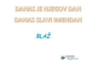 BLAŽ - imendan 2021. -