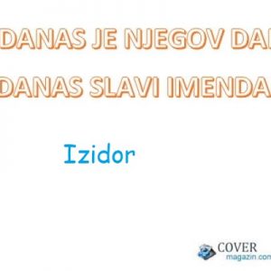 Izidor – imendan 2026. –