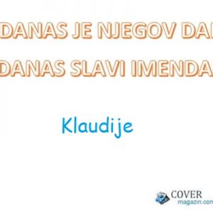 Klaudije  – imendan 2025. –