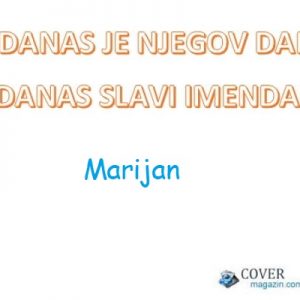 Marijan – imendan 2025. –