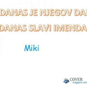 Miki – imendan 2026. –