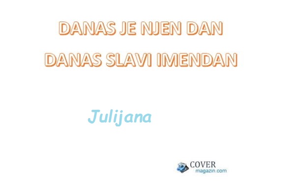 Julijana - imendan 2021. -