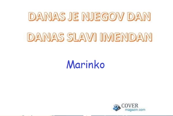 imendan – Marinko